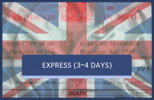 Apostille Stamp UK With Certification (Express)